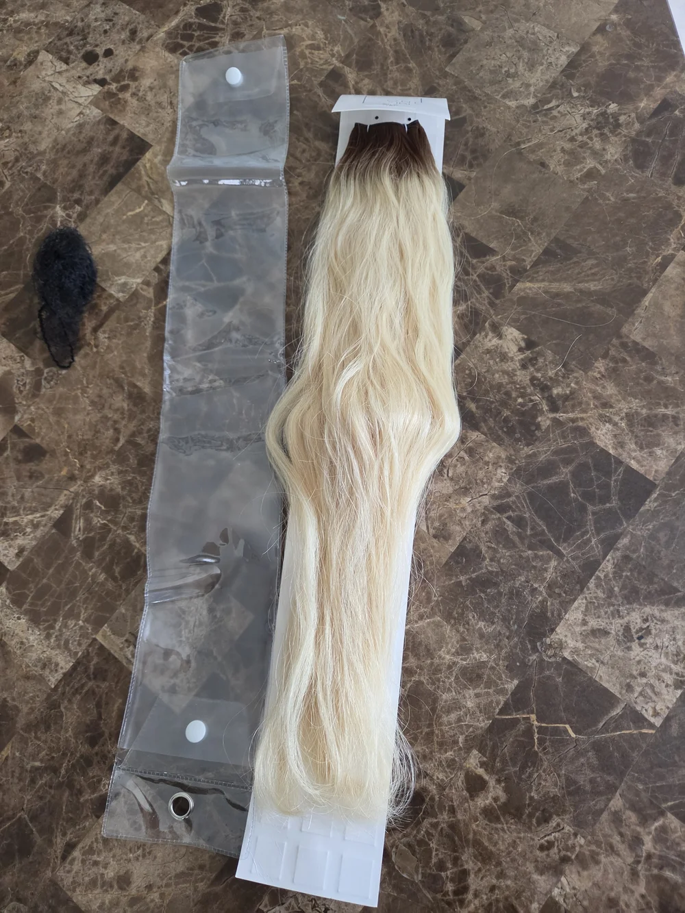 New IBE The ONE silk 18 inch Rooted ~sew In Human Hair